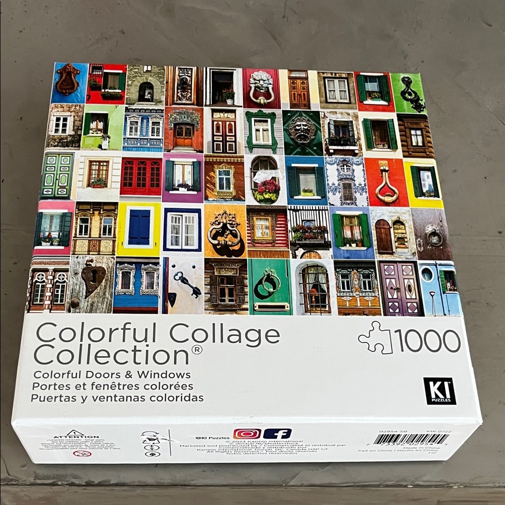 Colorful Collage Collection Puzzle